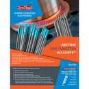 Packaging Tungsten electrodes TIG welding ArcTime™ Arc-Zone non-radioactive sky blue color diameter 1.0 - 1.6 - 2.4 - 3.2 mm AWS EWG