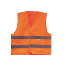 Gilet alta visibilità con 2 bande rifrangenti giallo fluo o arancio taglia Unica