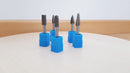 Kit of 5 TECNISTA tungsten carbide hard metal cutters for bevels, welds, removal of iron and stainless steel