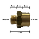 Adattatore-per-bombola-di-Ossigeno-da-M10X1-a-M12X1 - Tecnista