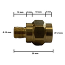 Adattatore-per-bombola-di-Ossigeno-da-M12X1-a-M10X1 - Tecnista