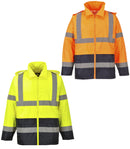 giacca-impermeabile-ad-alta-visibilità-giallo/arancio-taglie-da-S-a-5XL-PORTWEST-H443