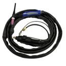 TIG torch series 26 air-cooled 4 meters with 50 sqmm, gas and 5pin connection for PONTIG202 AC / DC