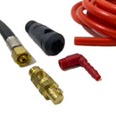 TIG torch 25 (small) connector with spare parts and electrodes