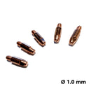 Confezione-5pezzi-punte-guidafilo-saldatura-mig-mag-torcia-serie-25-36-m6-diametro-1.0mm