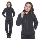 Giacca-da-donna-SOFTSHELL-NERA-taglie-da-XS-a-2XL-PORTWEST-TK41