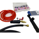 TIG torch 25 (small) connector with spare parts and electrodes