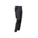 Women's work trousers Upower Atom Lady with fuchsia inserts