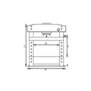 Pressa Idraulica 50 Tonnellate Pressatrice con manometro di controllo pressione cilindro laterale scorrevole Unicraft WPP 50 E