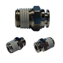 Straight male conical teflon-coated snap-fit fitting att. 1/2 "-1/4" -3/8 "AIREX 351