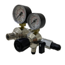 Nitrogen pressure reducer for food use with 2 majormix oxyurbo gauges