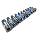Set chiave a bussola per vite esagonale att. 1/2" in acciaio cromo vanadio 10 pz GEDORE