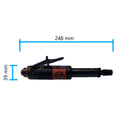 Smerigliatrice assiale lunga pneumatica turbina att.1/4" 27000 rpm CHICAGO PNEUMATIC CP7410