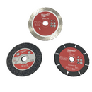 Angular grinder with 76 mm diameter disks to Milwaukee M12 FCOT-0 batteries