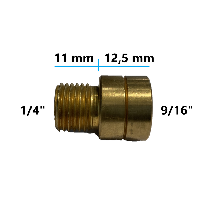 Thread converter Female 1/4 "Male 9/16" 38-5 GR-GL HARRIS