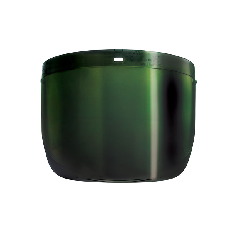 visiera-curva-policarbonato-anti-appannamento-colore-verde-gradazione-5-DIN5-3m-per-caschetti-serie-G3000-3M-5E-11-din-5