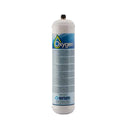 Oxygen cylinder disposable 110 bar 150 gr. Compressed torch gas