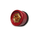 Presa fissa femmina ricambio saldatrice 35-50-70 mm² attacco grande colore rosso