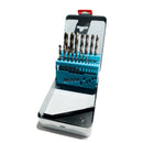 Serie 19 Punte per trapano per foratura INOX TITANIO HSS-CO al cobalto fresate 1.0-10 mm TECNISTA