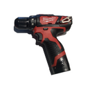 Trapano avvitatore compatto con 3 batterie 12 V 30 Nm MILWAUKEE M12 BDD-153C