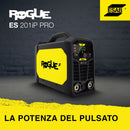 Saldatrice Inverter Elettrodo MMA e TIG Lift 200A con accessori ESAB ROGUE ES 201iP PRO