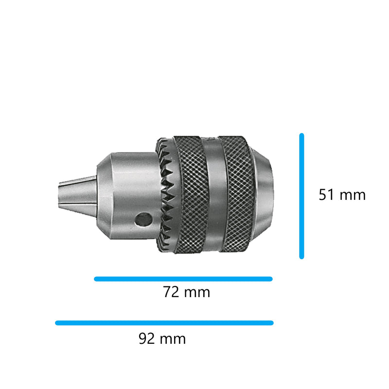 mandrino-a-cremagliera-per-trapani-radiali-torni-fresatrici-attacco-B16-PER-PUNTE-DA-0.5MM-A-13MM-di diametro-Rotazione-destra-scu-1503g-13