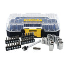 Set porta-inserti a cricchetto 1/4" con bussole 37 pezzi STALEY FATMAX FMMT19101-0