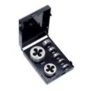 set-serie-filiere-tonde-filettatura-metrica-M3-4-5-6-8-10-12-VOLKEL-49521-porfessionale
