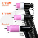 Arc-Zone StubbyCup™ Gas Lens Kit: 17, 18, 26 & 3 Series for TIG Welding 