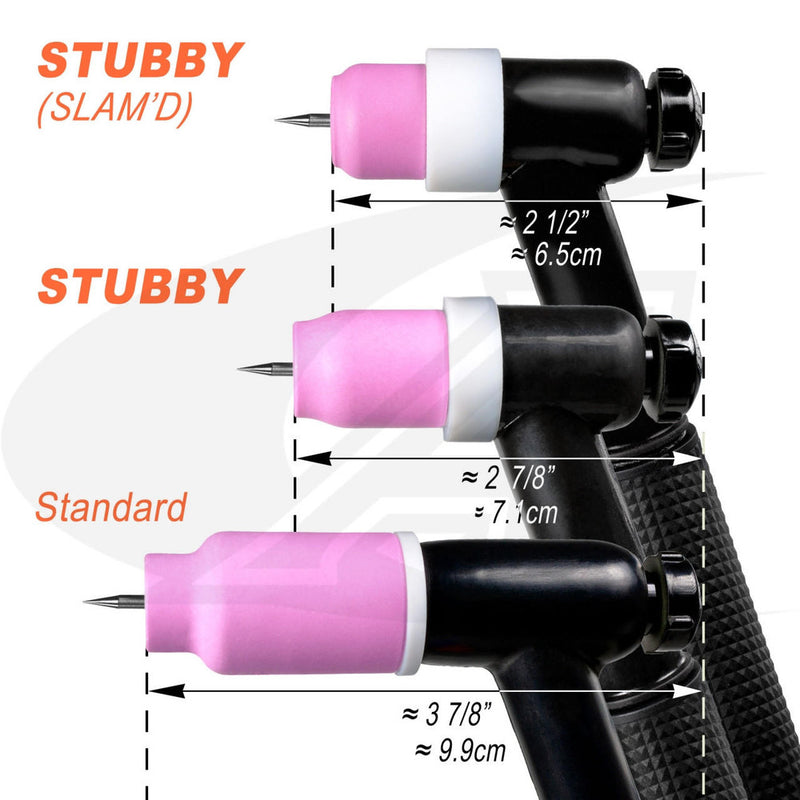 Arc-Zone StubbyCup™ Gas Lens Kit: 17, 18, 26 & 3 Series for TIG Welding 
