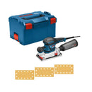 Levigatrice orbitale a filo 230V Bosch GSS 280 AVE piastra 114 x 226 mm 350W con valigetta e 3 fogli abrasivi forati
