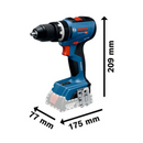 Trapano-avvitatore-a-percussione- batteria-18V-(batterie-non-incluse-nella-spedizione)-con-motore-da-65Nm-di-coppia-Compatto-e-maneggevole-Perfetto-per-numerose-mansioni:-Installatore-cartongessista-elettricista-e-non-solo.
BOSCH-GSB-18V-65-06019N3301