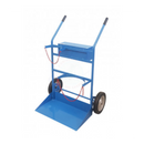 Carrello portabombole saldatura Ossigeno-GPL con cassetta porta attrezzi CARMECCANICA 014D