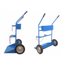 Carrello portabombole saldatura Ossigeno-GPL con cassetta porta attrezzi CARMECCANICA 014D