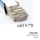 Confezione-10PEZZI-elettrodi-rutili-per-inox-309-Ø 3,2X350-mm-OERLIKON-PH-RS-309L-Tecnista