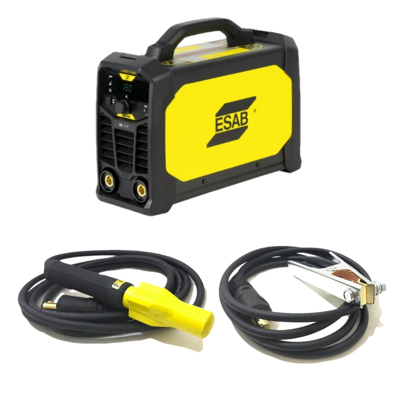 Saldatrice Inverter Elettrodo MMA e Live TIG 180A con accessori ESAB ROGUE ES 181iP