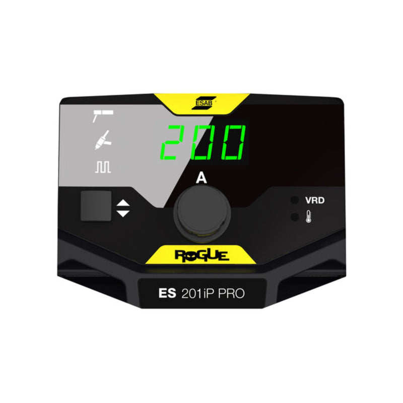 Saldatrice-Inverter-ESAB-ROGUE-ES-201i-PRO-Elettrodo-MMA PULSATO-e-Live-TIG-200A-con accessori-Tecnista