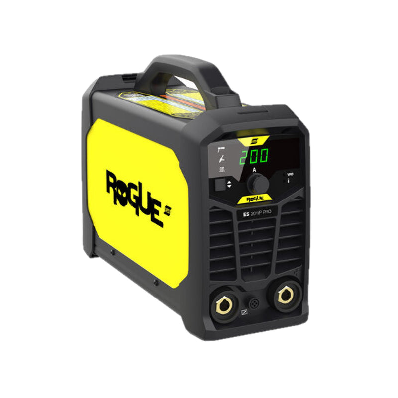 Saldatrice-Inverter-ESAB-ROGUE-ES-201i-PRO-Elettrodo-MMA PULSATO-e-Live-TIG-200A-con accessori-Tecnista