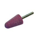 Moletta Conica abrasiva con gambo diametro 6 mm in corindone rosa 2 modelli disponibili