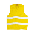 Gilet alta visibilità con 2 bande rifrangenti giallo fluo o arancio taglia Unica