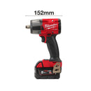 Avvitatore a impulsi MILWAUKEE M18 FMTIW2P12-0X 1/2" con perno, 745 Nm, solo macchina