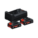 Batterie Bosch EXPERT 4,0 Ah set 2 pz + stazione di ricarica GAL 12V/18V-80