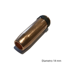 ugello-conico-per-torcia-saldatura-filo-MIG/MAG-serie-torcia-BZ-501-raffreddamento-liquido-diametro-ugello-gas-14mm