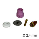 Kit Gas Lens XL MOST Completo per Torcia TIG DC per torcia WP 17-18-26