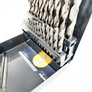 Serie di 25 punte HSS-Cobalto per trapano avvitatore 1-13mm acciaio carbonio inox alluminio ferro zincato