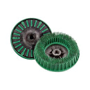 3M-Scotch-Brite-Disco-Bristle-d.115mm-BD-ZB-24537-con-platorello-incorporato-grana-50X - Tecnista