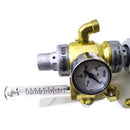 HARRIS ARGON / CO2 double stage reducer with integrated flow meter and economizer