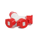 Moltiplicatore presa industriale mobile a 3 uscite con spina 380V 16A - Tecnista