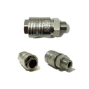 Rubinetto presa rapida attacco filettato Maschio 1/4" Maschio 3/8" Airex - Tecnista