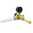 Harris pressure reducer for Argon mixture / CO2 zero compensation flow meter